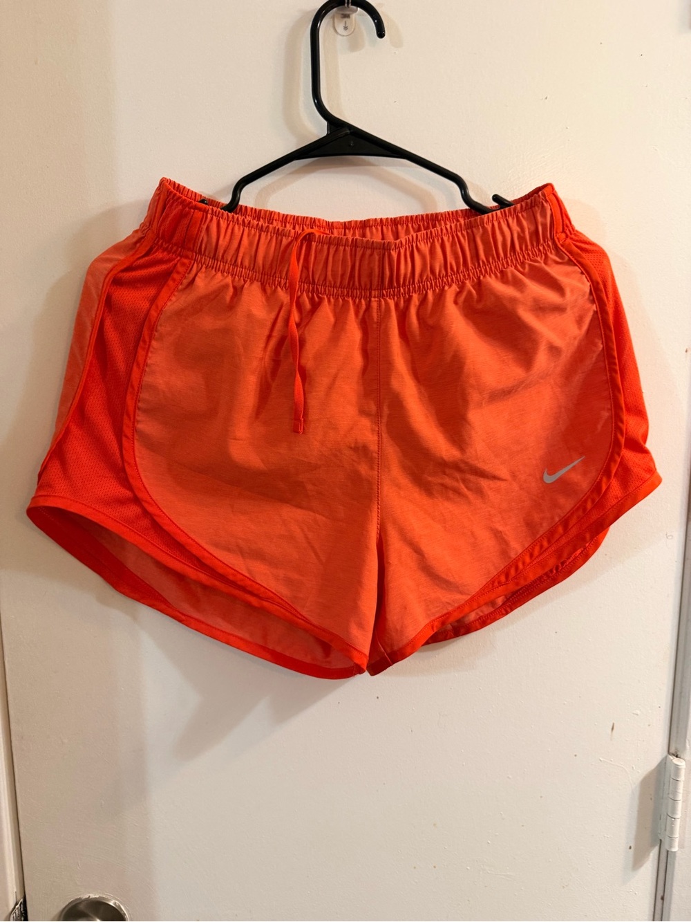 Nike Women's Bright Orange Performance Running Shorts